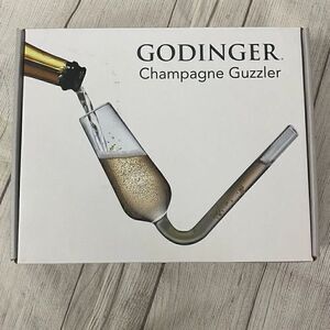 Godinger champagne guzzler set of two brand new in box